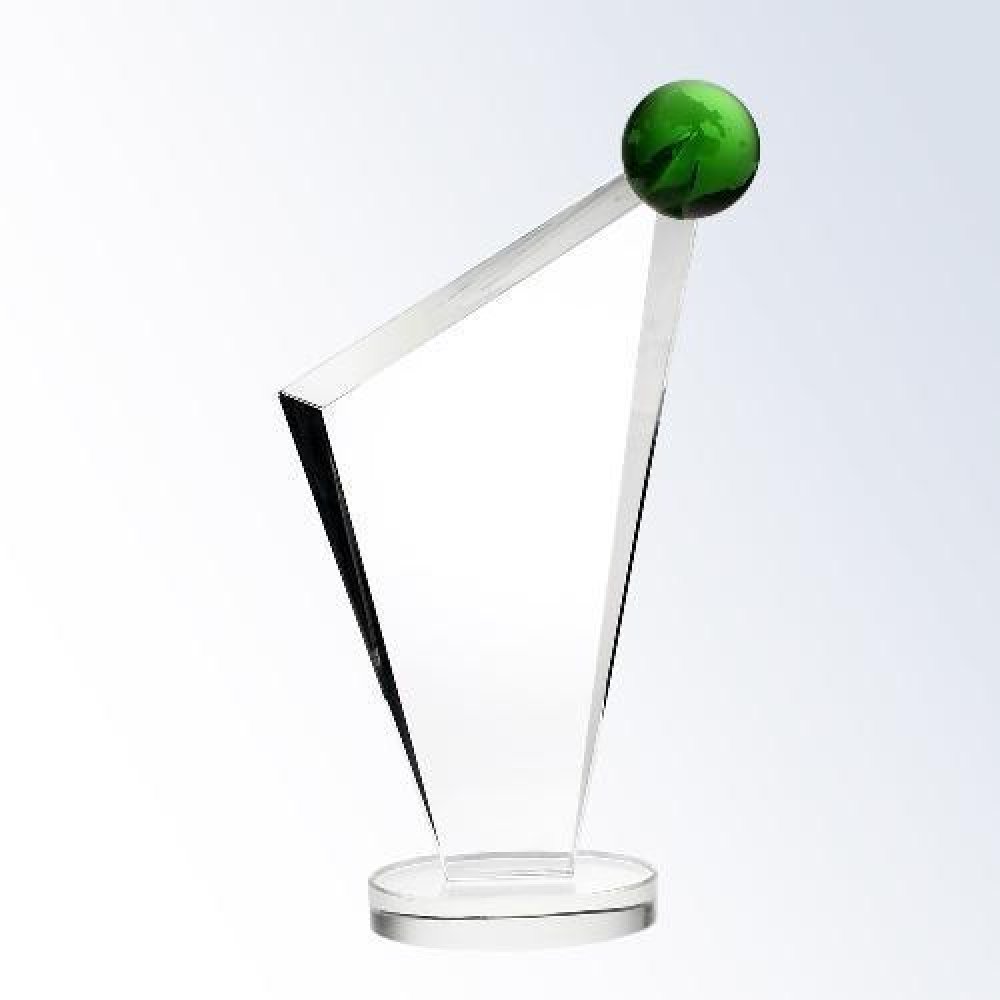 The Conception Globe Award — 9-3/4"H x 6"W x 3-1/4"D