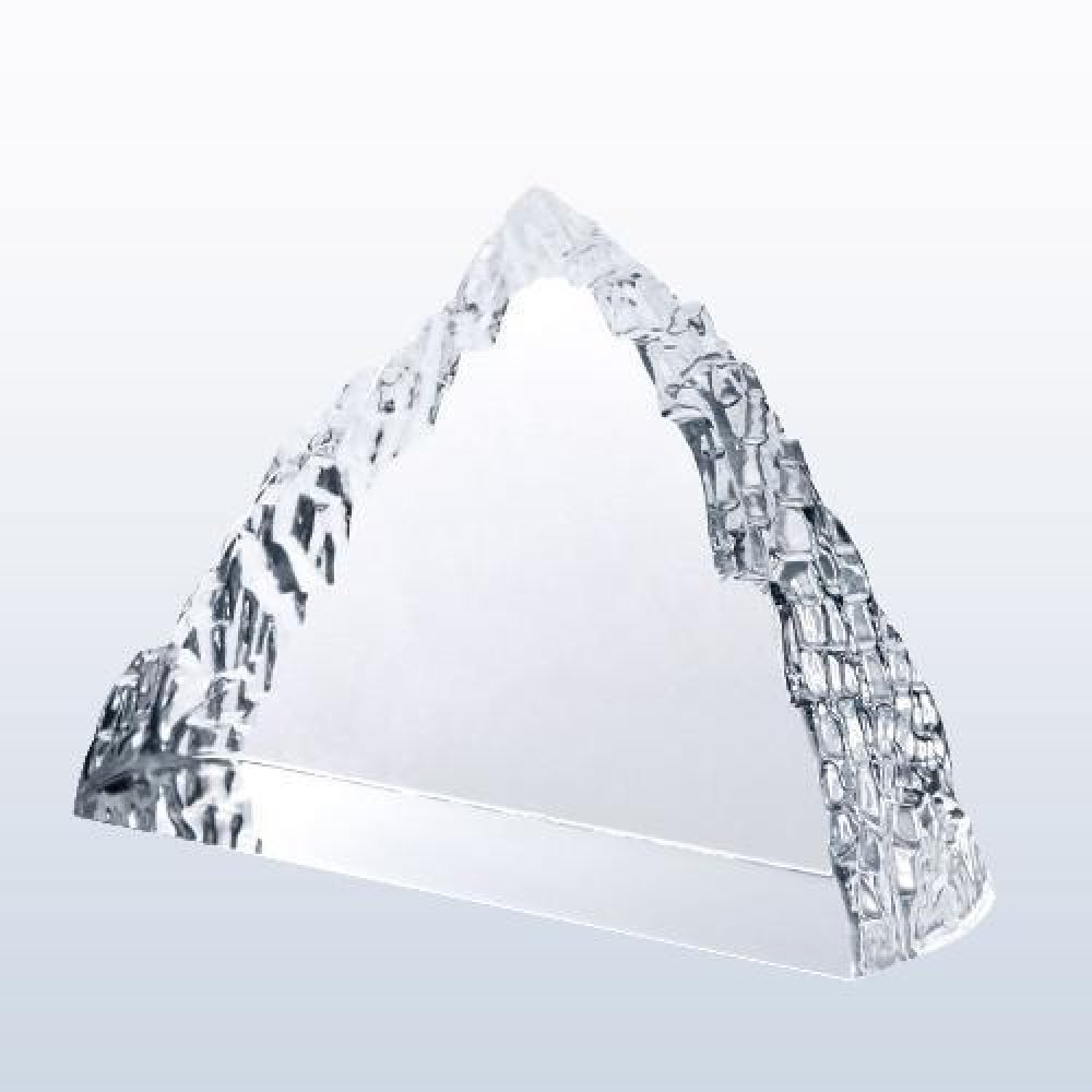 Peak Iceberg (Clear Edge) — 4-1/2"H x 5-1/2"W x 2"D