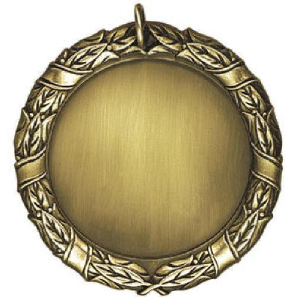 XR Medals -Blank Wreath — 2 3/4" Silver