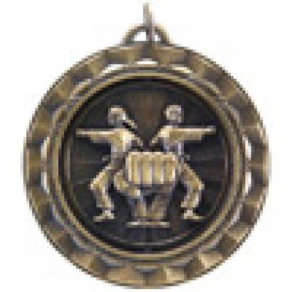 Spinner Medals -Karate — Bronze 2"