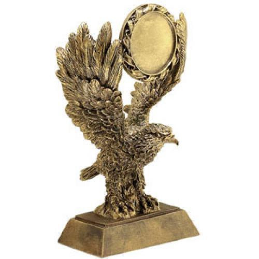 Eagle W/ 2" Ins Holder Resin — 8"