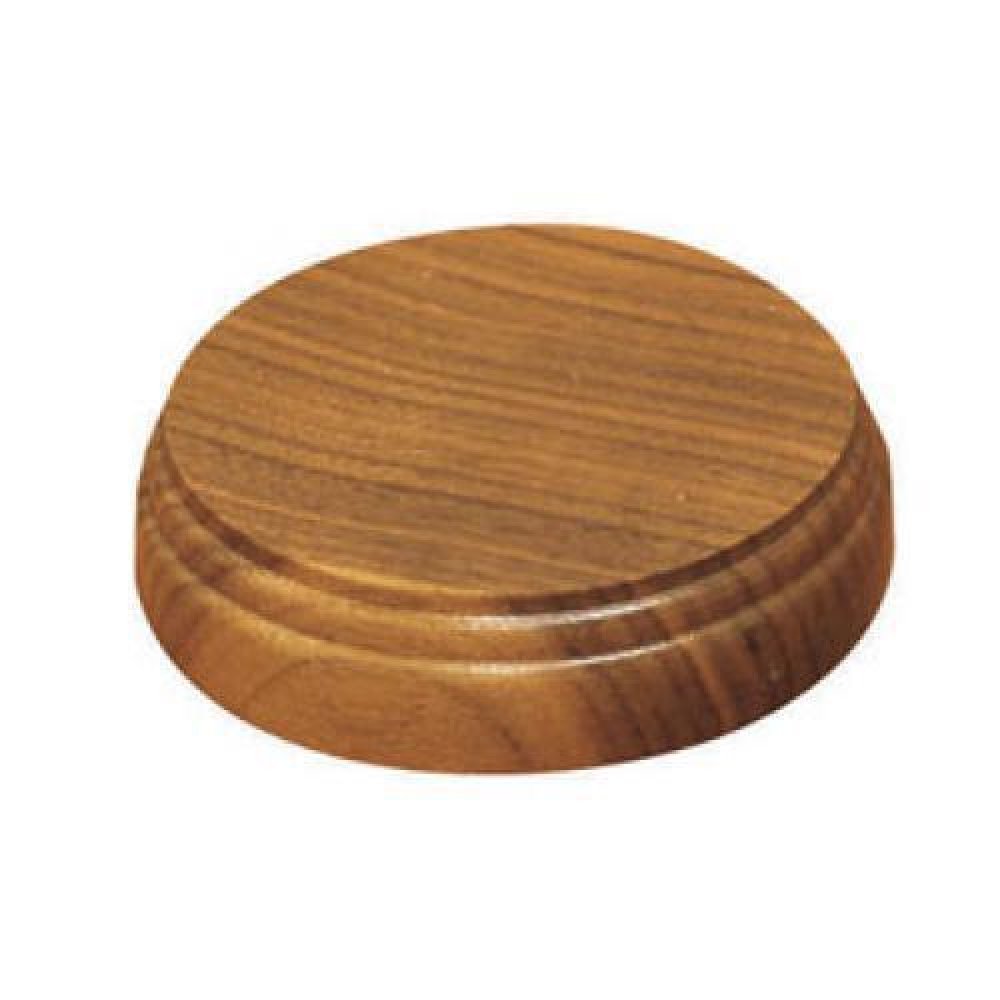 Walnut Gavel Sounding Block — 4 1/8" diameter