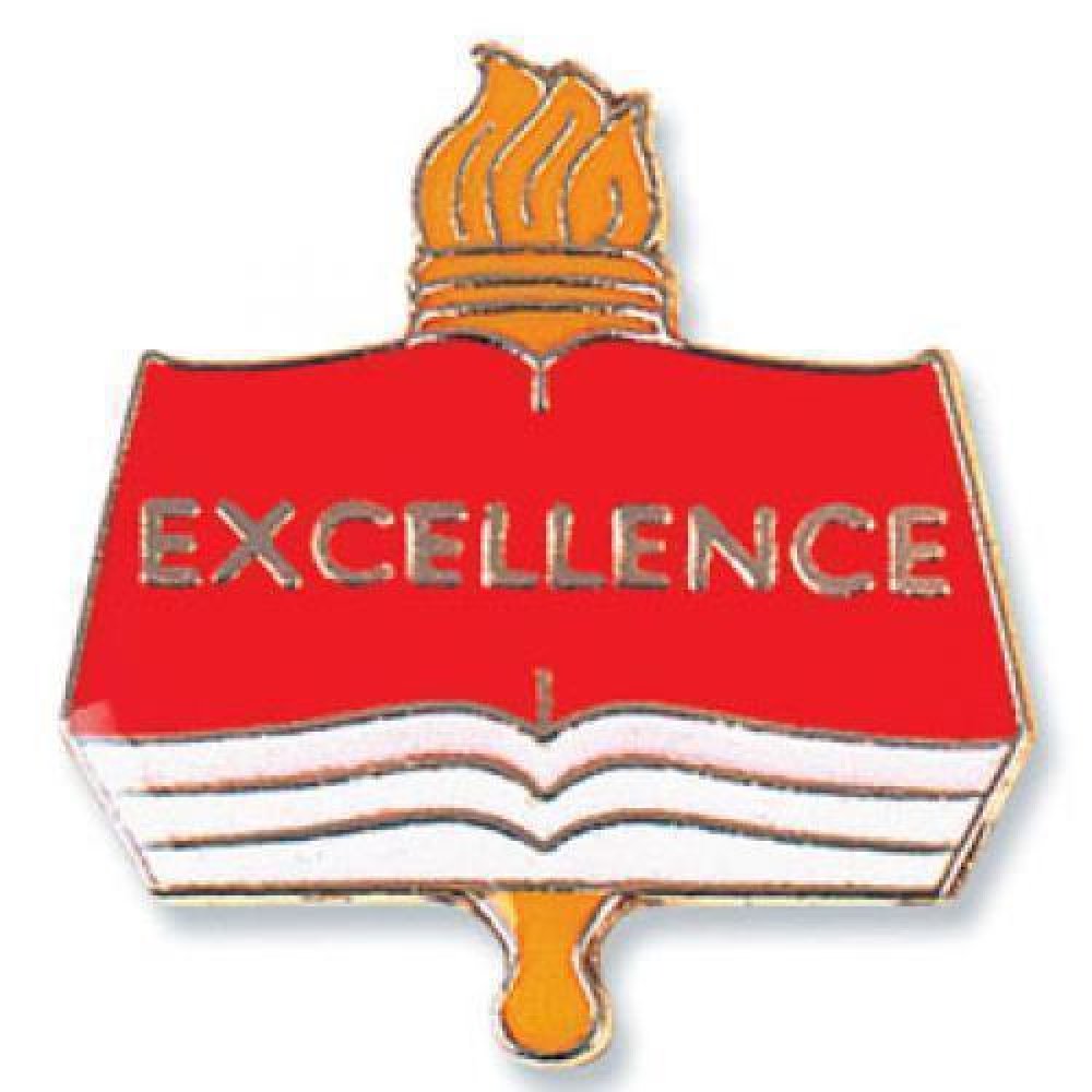Excellence Lapel Pin — Approximately 1"