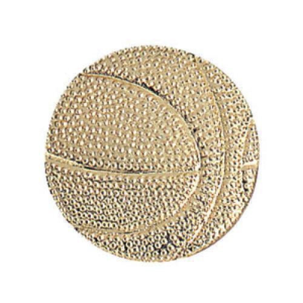 Basketball Chenille Pin — Approximately 1"