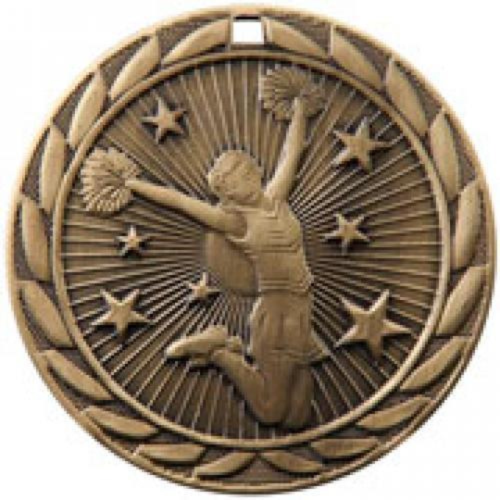 FE Series Medals -Cheerleader — Gold 2"