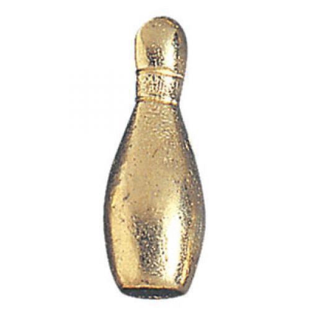 Bowling Pin Chenille Pin — Approximately 1"