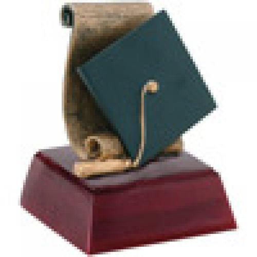 Graduation Resin Award — Graduate 4"