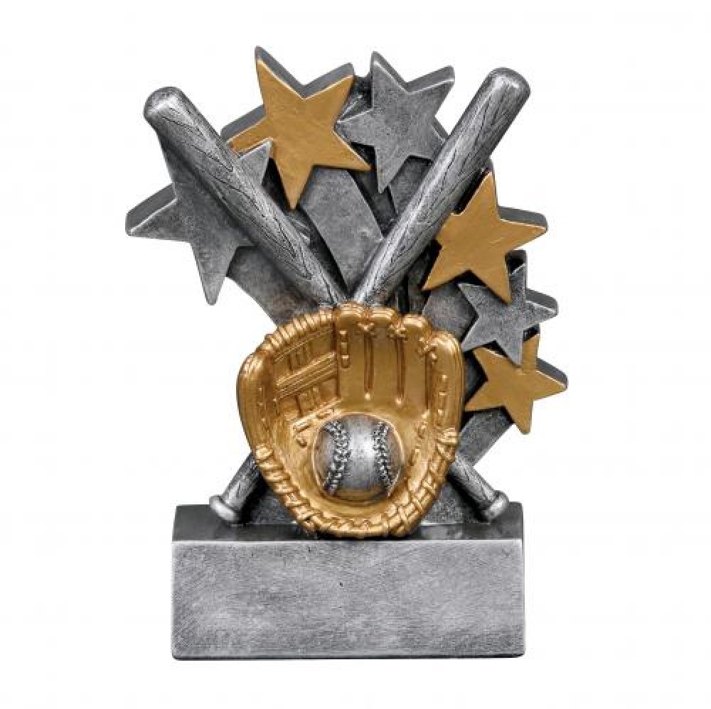Star Blast Award -Baseball — Baseball 4 3/4" tall
