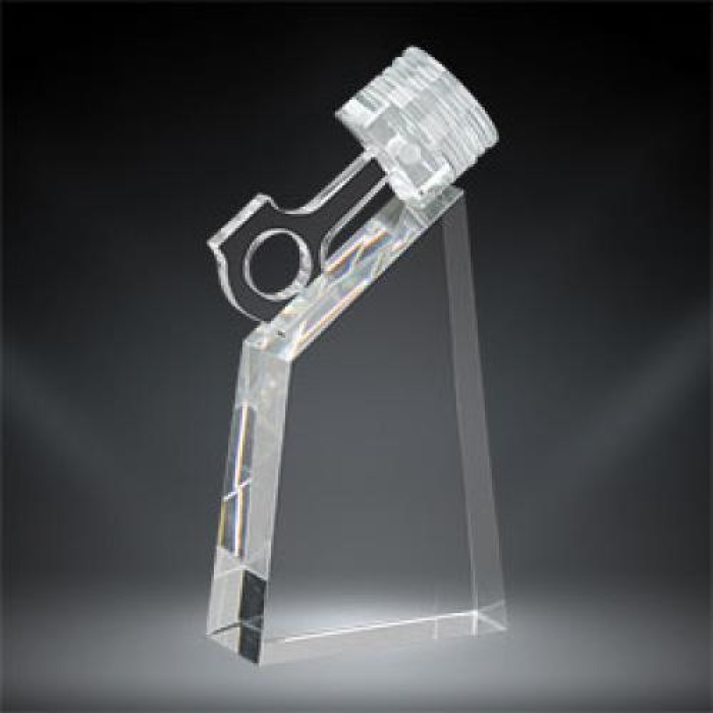 Crystal Motor Sport Award — Crystal Motor Sport - 10 1/4" X 4" X 2"