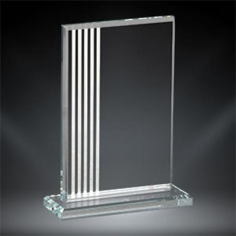 Contour Glass Rectangle Award — Contour Rectangle 8 1/2" X 6" X 2"
