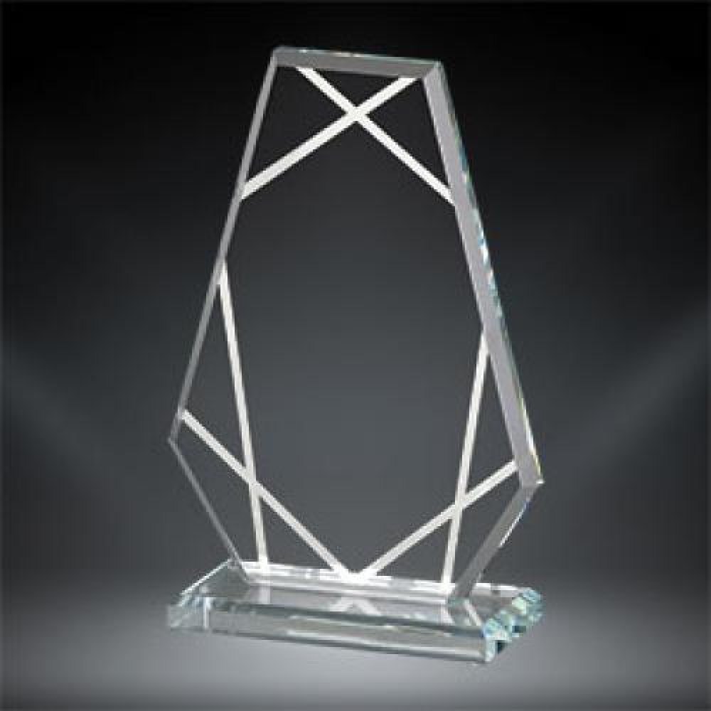 Contour Glass Tower Award — Contour Tower 7" X 4" X 2"