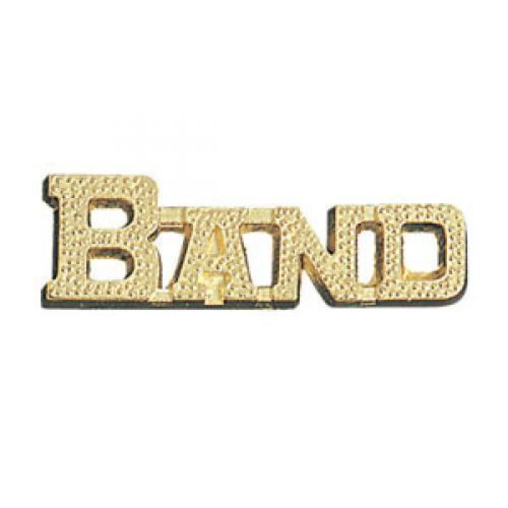 Band Chenille Pins — Approximately 1" "BAND"