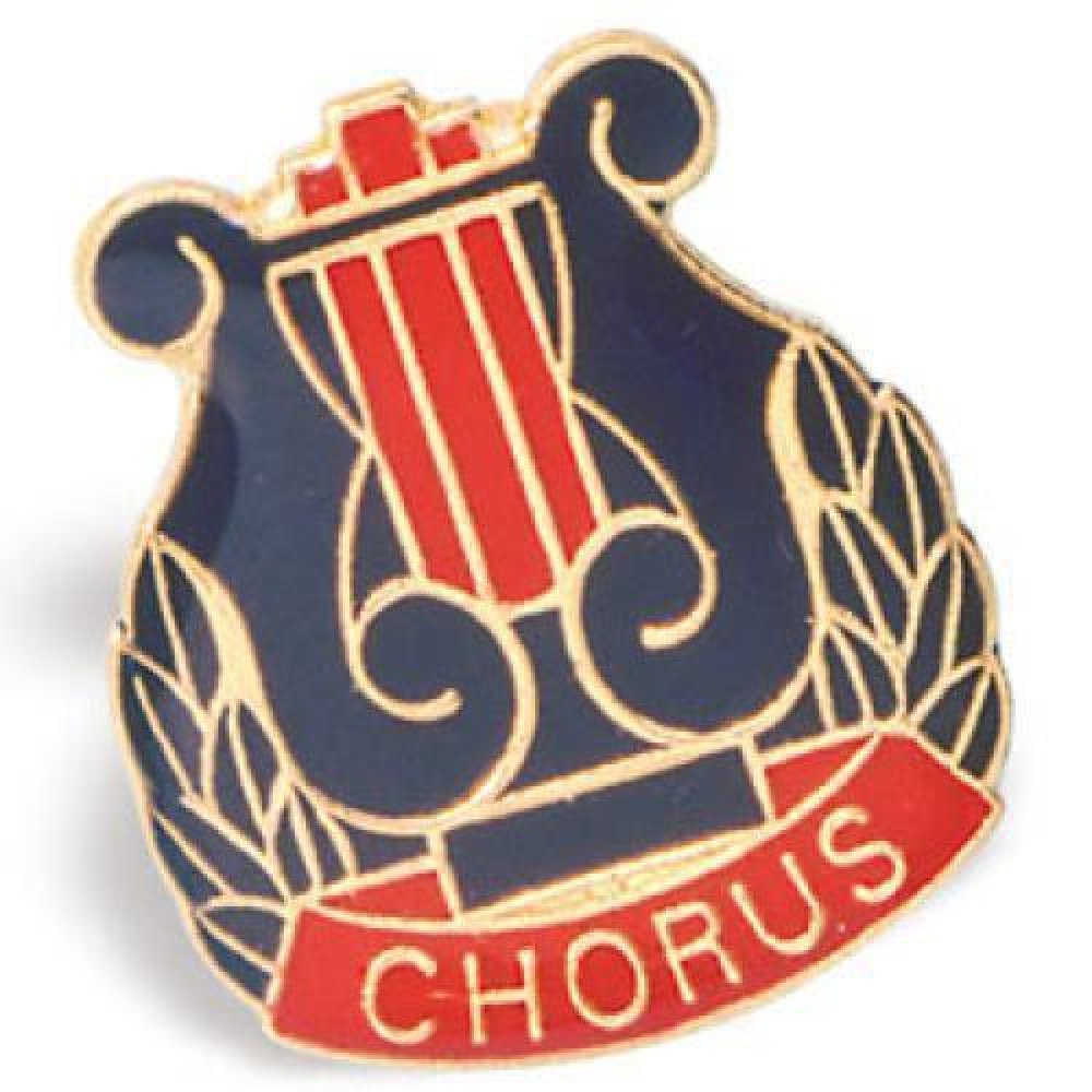Chorus Lapel Pin — Approximately 1"