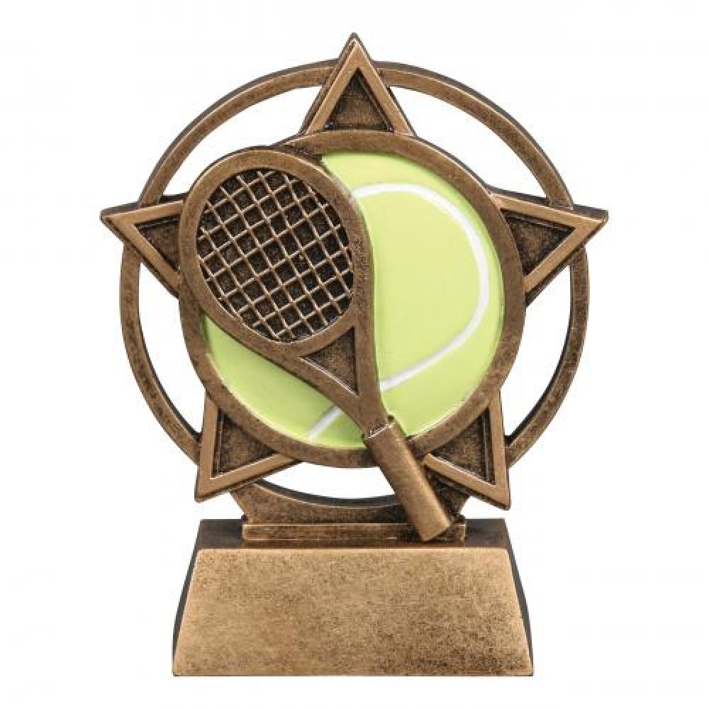 Orbit Resin Awards -Tennis — Tennis 4 1/2" tall