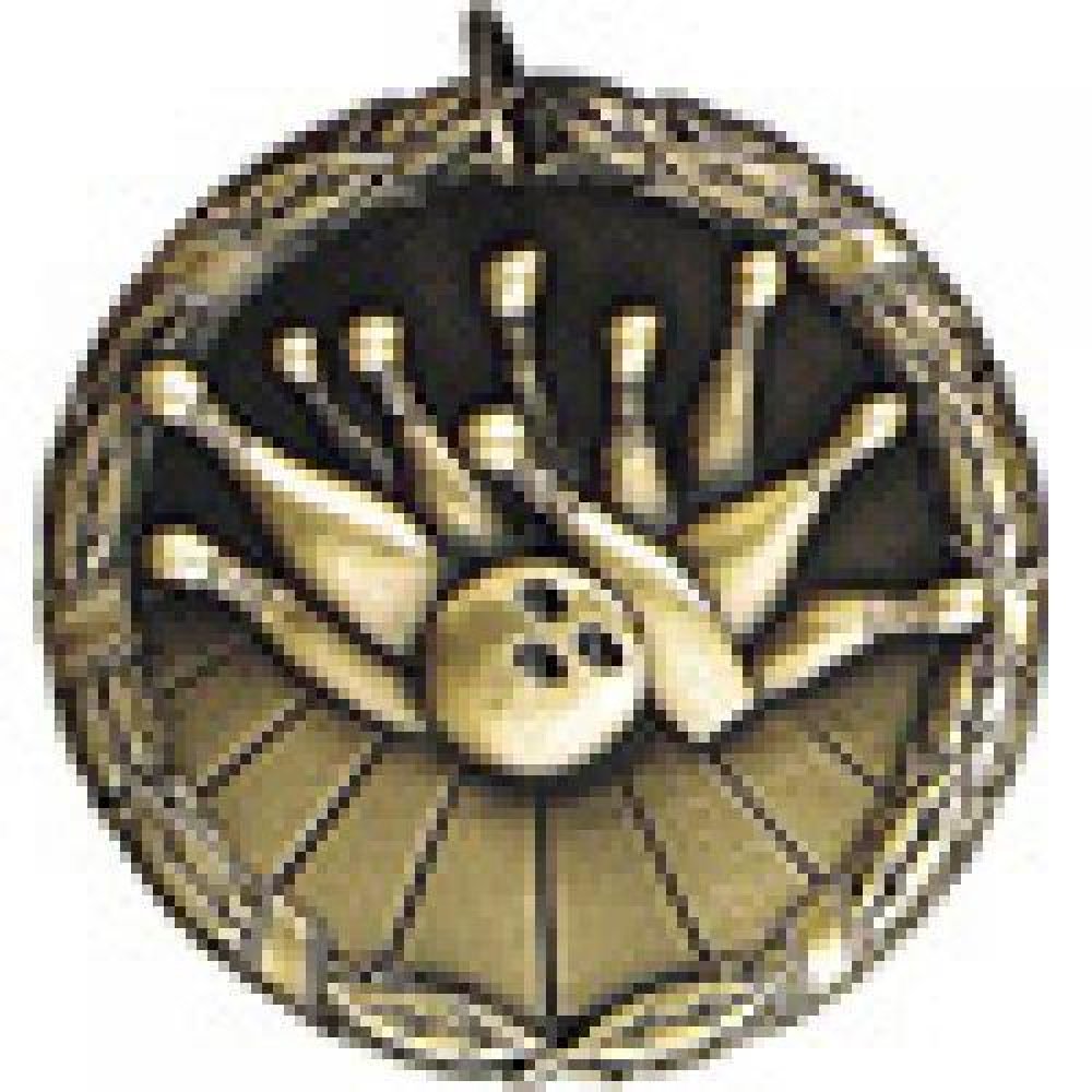 XR Medals -Bowling — Bronze 2"