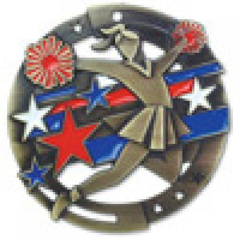 M3XL Series Medals -Cheerleader — Gold 2 3/4"