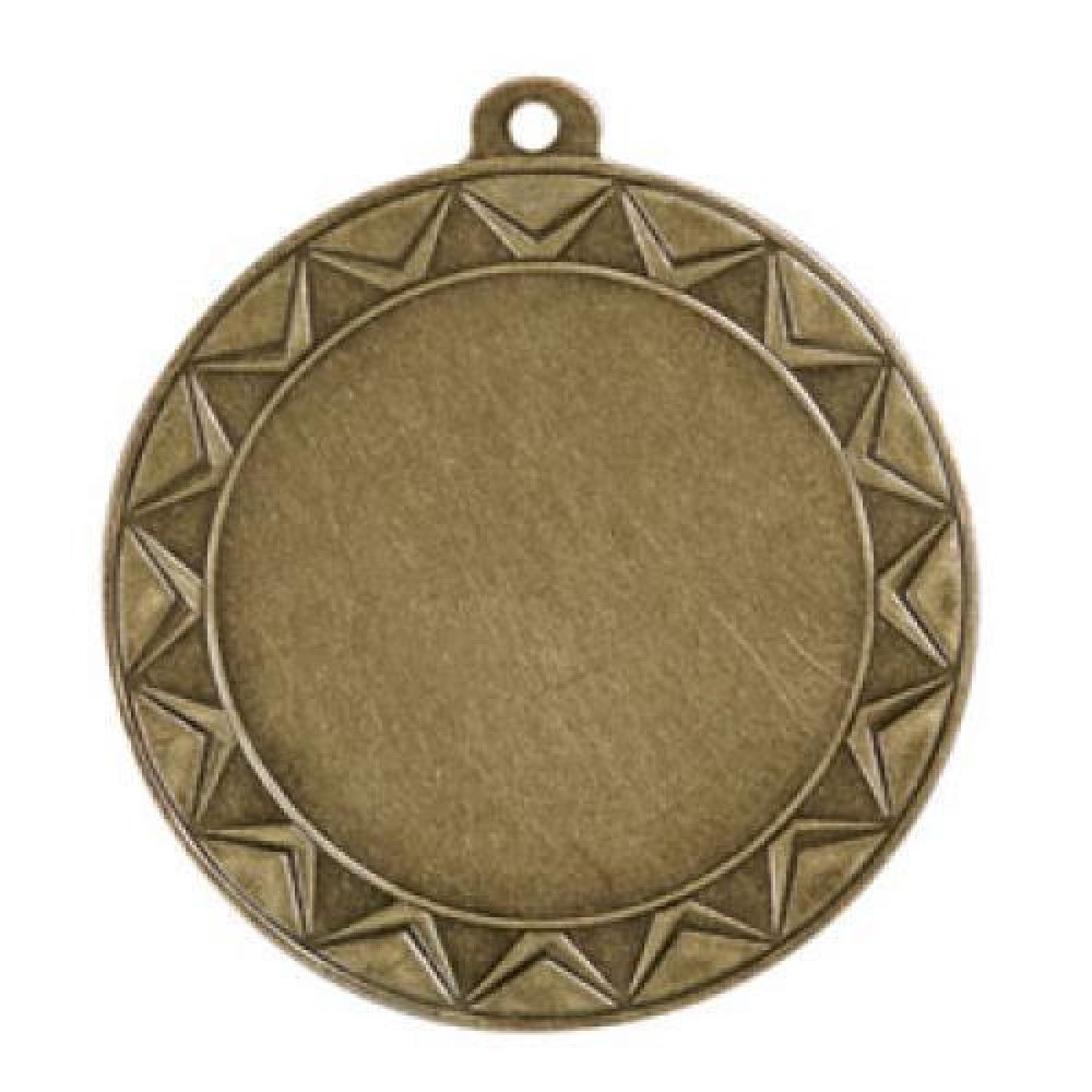 FE Series Medals -2" Insert Holder — Gold 2 3/4"