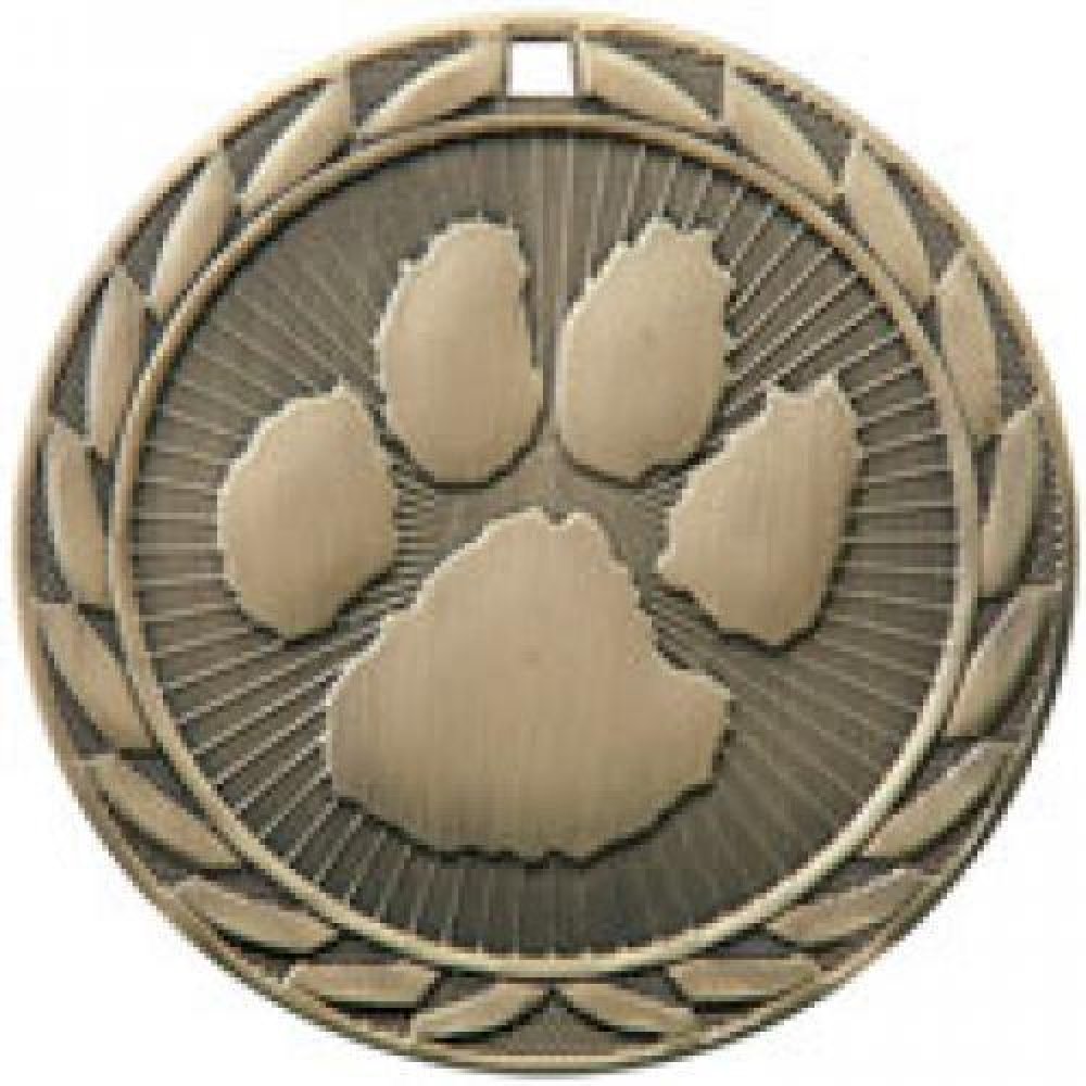 FE Series Medals -Paw — Bronze 2"