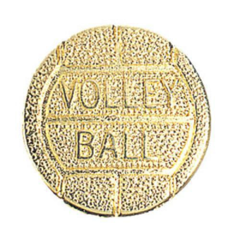 Volleyball Chenille Pin — Approximately 1"