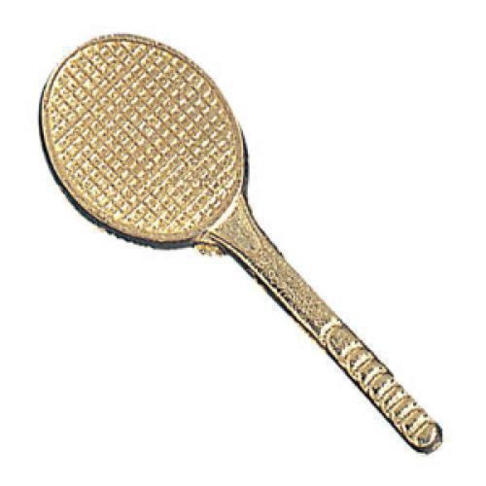 Tennis Chenille Pin — Approximately 1"