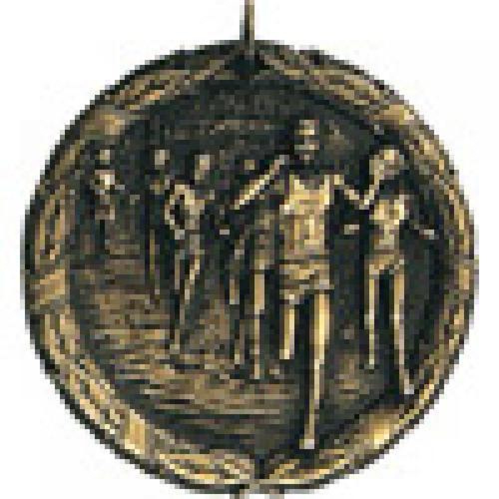 XR Medals -Track / Cross Country — BronzeWinged Shoe 1 1/4"