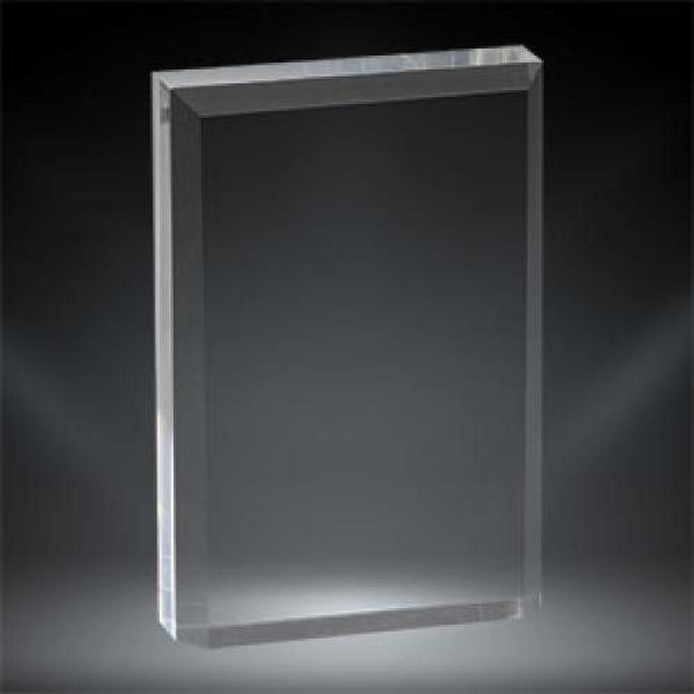 Clear Canvas Acrylic Awards — 6" X 4" X 1"