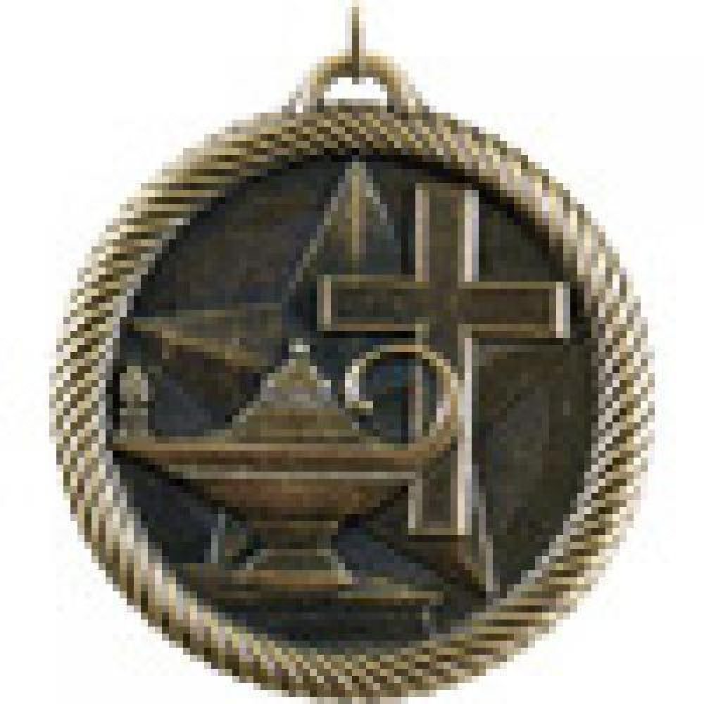 Value Medal Series Awards -Christian Education — 2" Gold