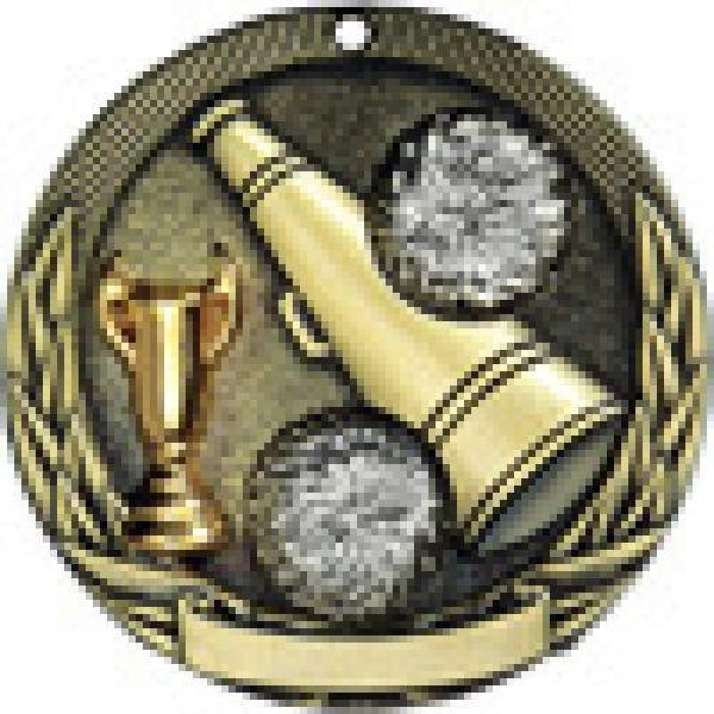 Tri-Colored Series Medals -Cheerleading — Silver 2"