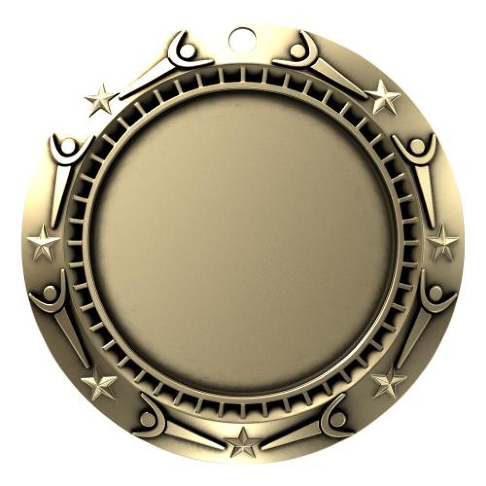 World Class Medal -Insert Medallion — 3" Round (Gold)