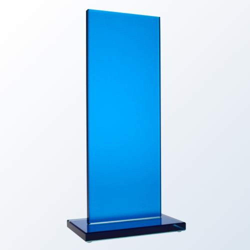 Blue Honorary Rectangle — 9-1/2"H x 4-1/2"W x 2-3/4"D