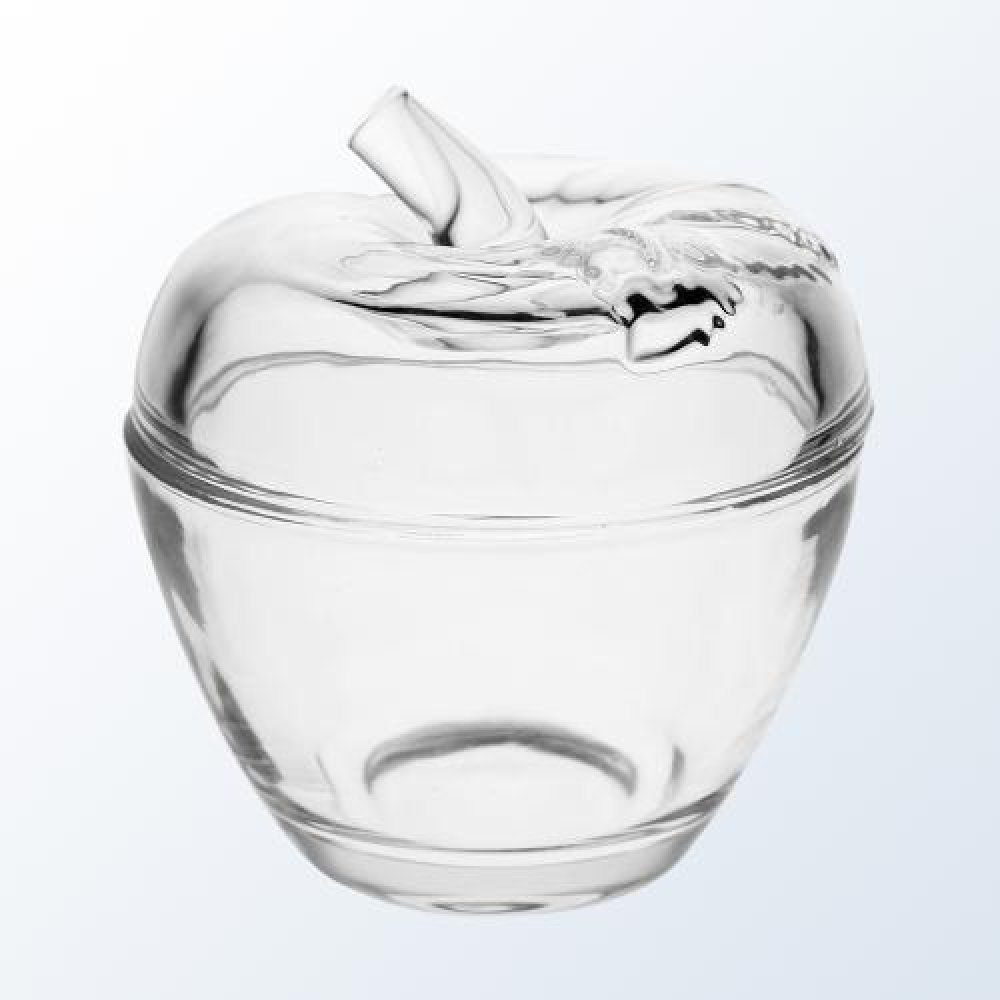 Apple Keepsake Box — 4-1/2"H x 4"W x 4"D