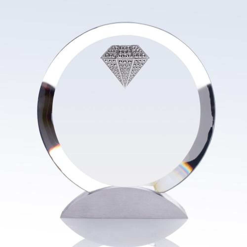Luxury Diamond Circle — 7-1/2"H x 7"W x 2-1/2"D