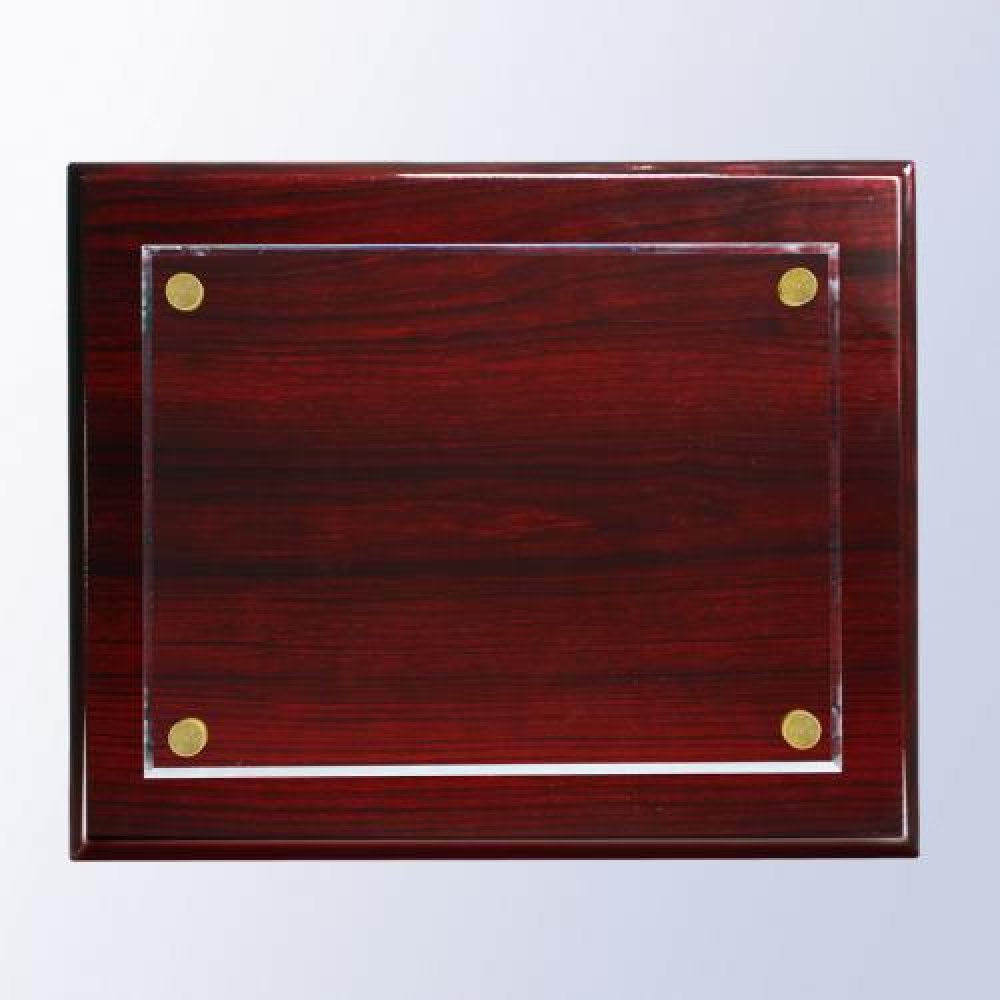 Premium Rosewood Piano Finish Acrylic — Plaque:8"H x10"W Acrylic: 6 H" x 8"W