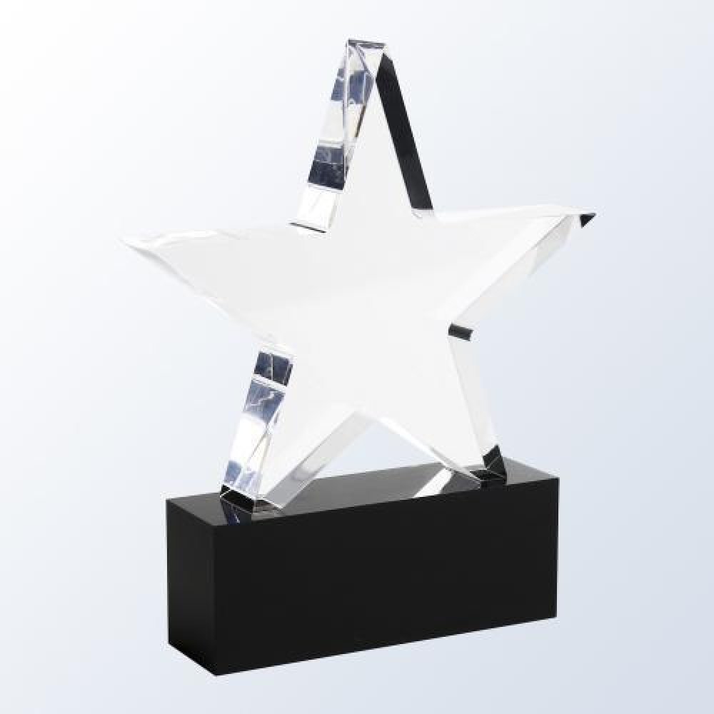 Acrylic Super Star — 6" x 3-7/8" x 1-1/8"