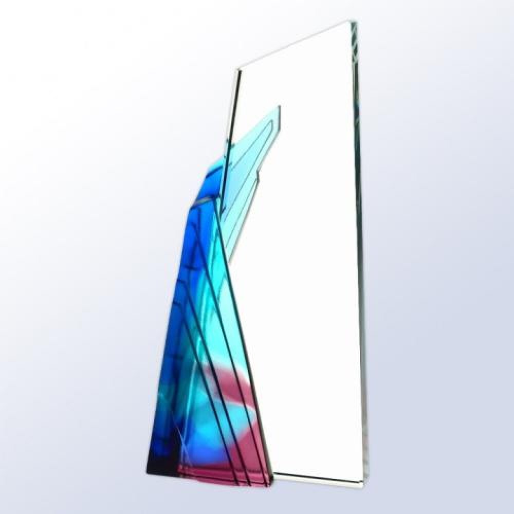 Geode - Blue — 8-3/4'H x 4'W x 1-3/4'D