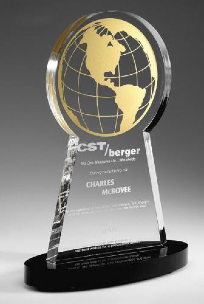 Globe — 10" tall