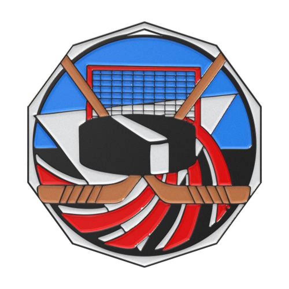 DCM Medal -Hockey — 2" - Black