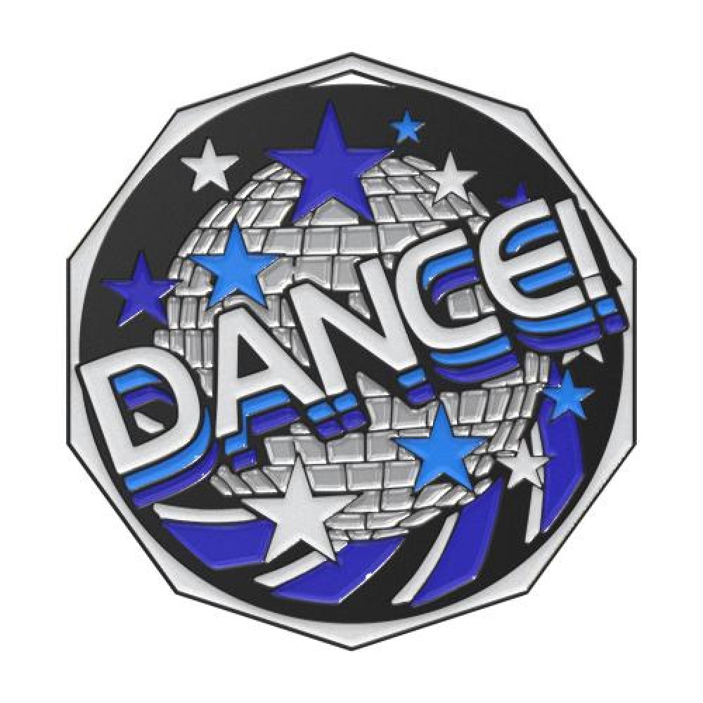 DCM Medal -Dance — 2" - Black