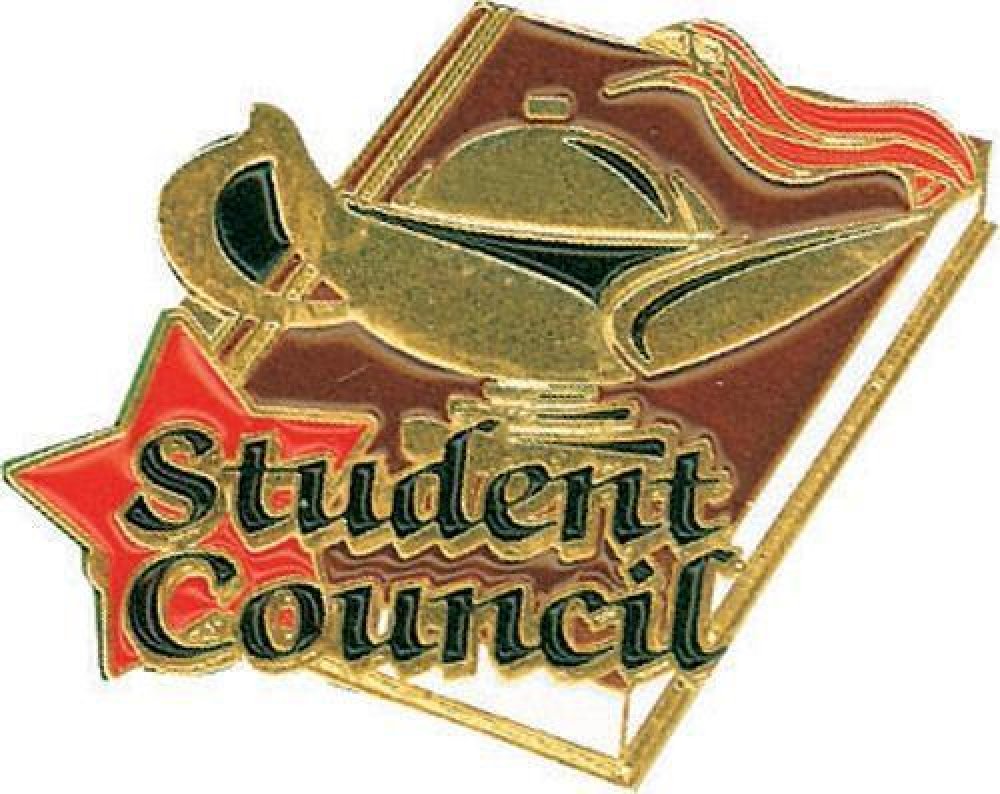 Student Council Pin — 1 1/4" - Gold