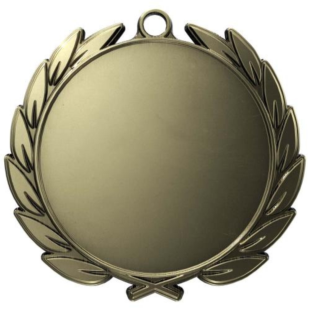 Victory Crown Antique Medallion — 2-1/2" Antique Gold Victory Crown Insert Medallion