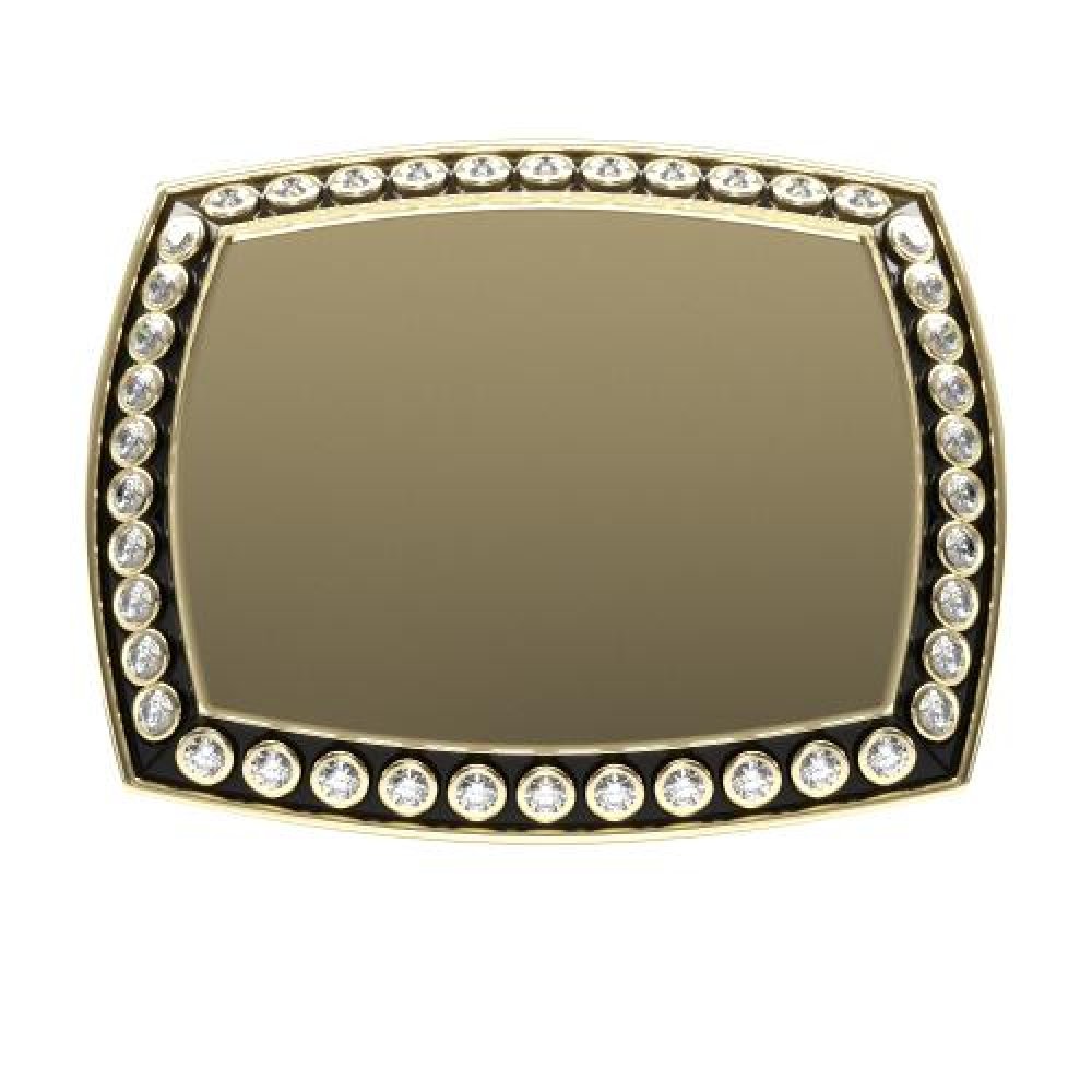 Bright Plated Titan Ring Bezel — Bright Gold Titan Ring Bezel
