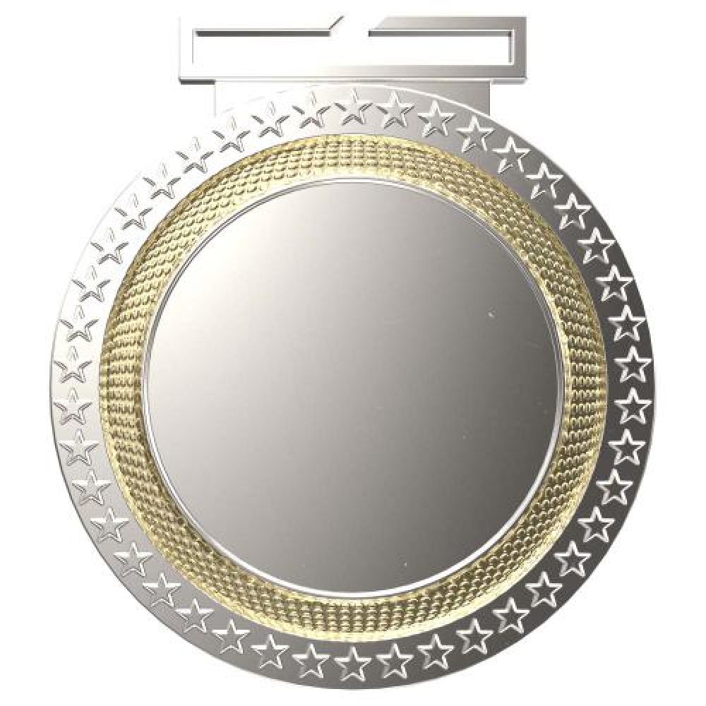 Dual Plated Medallion -Blank Insert — 3" Dual Plated Blank Insert Medallion