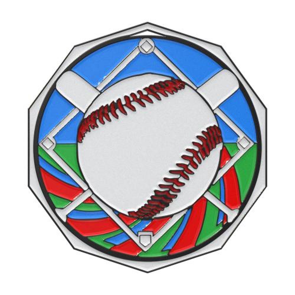 DCM Medal -Baseball — 2" - Black