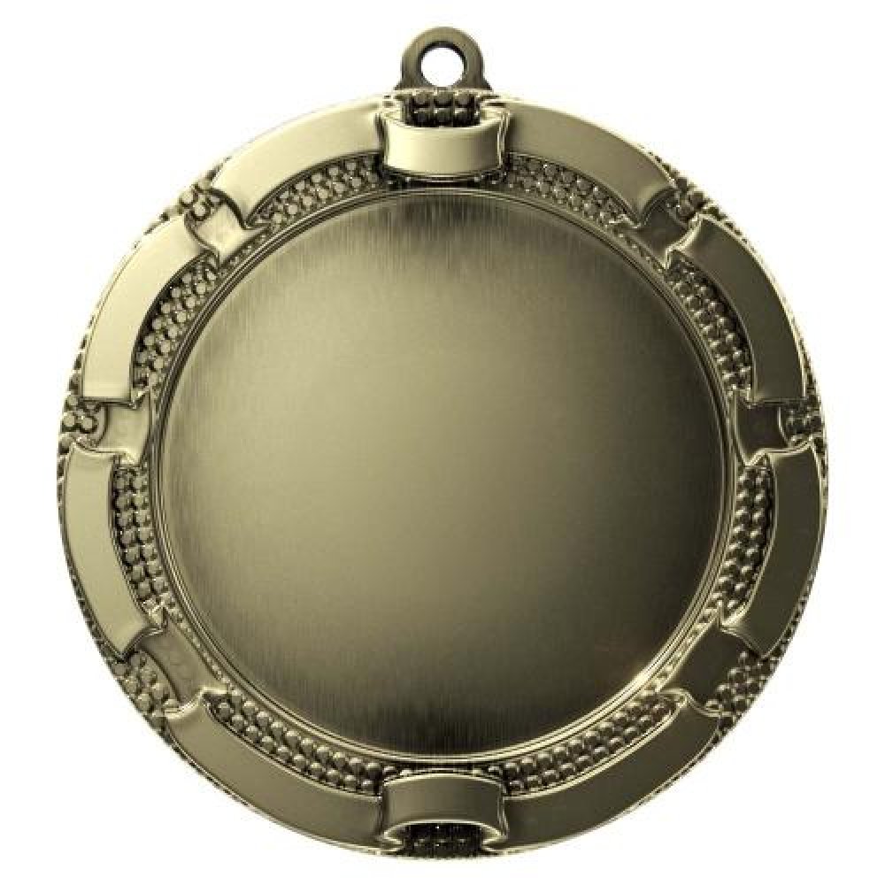 Insert Medal — 2 3/4" antique gold insert medal