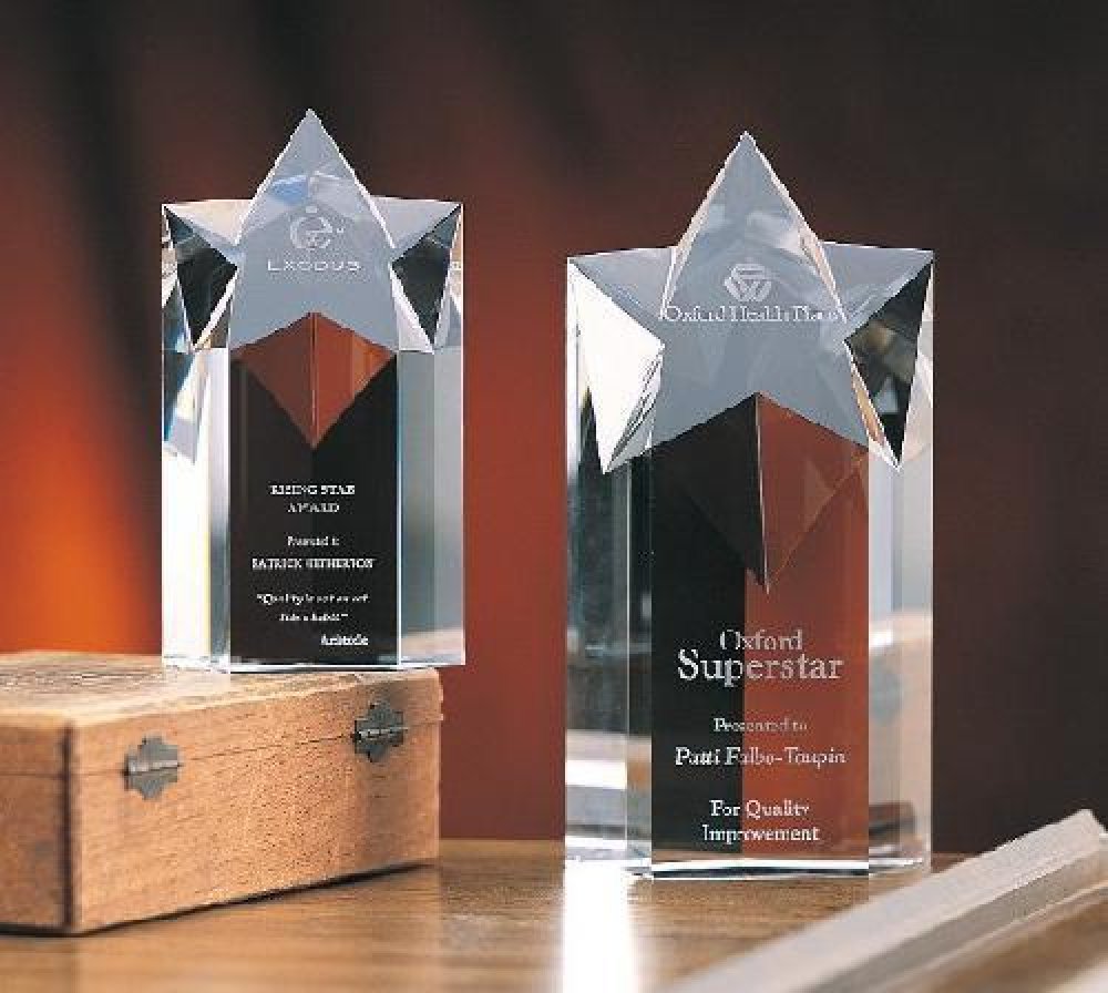 Mega Star — 4" wide x 8" tall x 2 1/4" deep