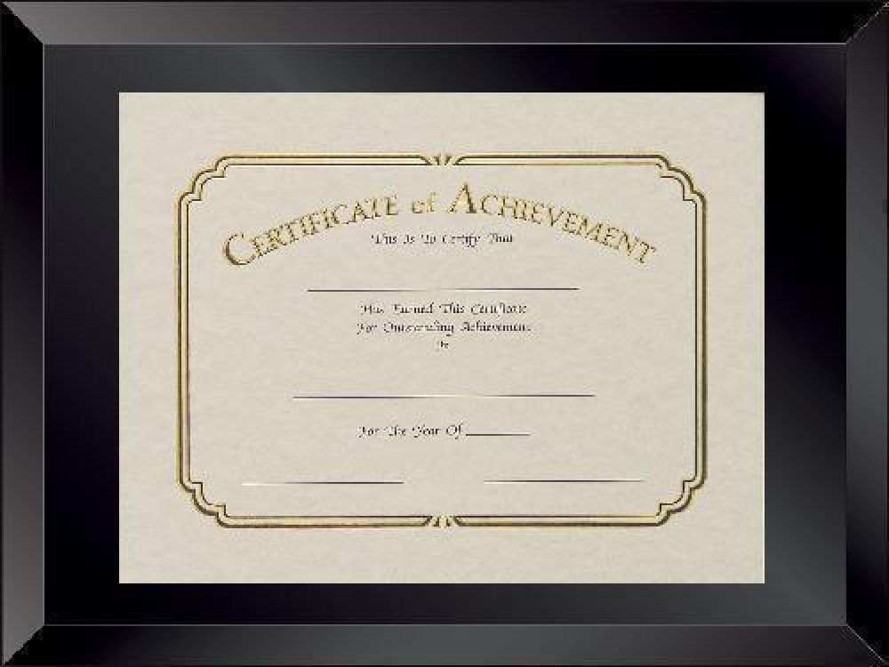 Certificate Document Frame — 11" x 14"