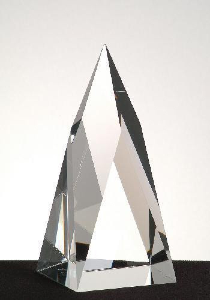 Visions Pyramid — 2 5/8" wide x 2 5/8" deep x 8" high