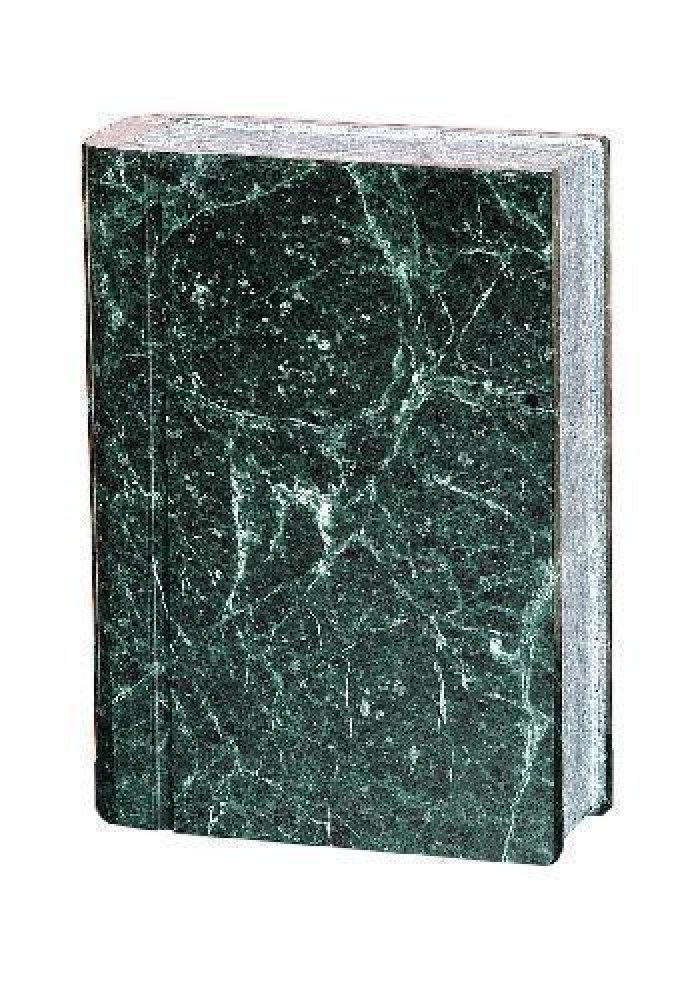 Green Marble Book — 5" wide x 7" high x 2" deep