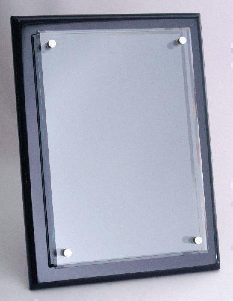 Piano Finish Plaque — 10 1/2" wide x 13" high x 3/4" thick BLACK