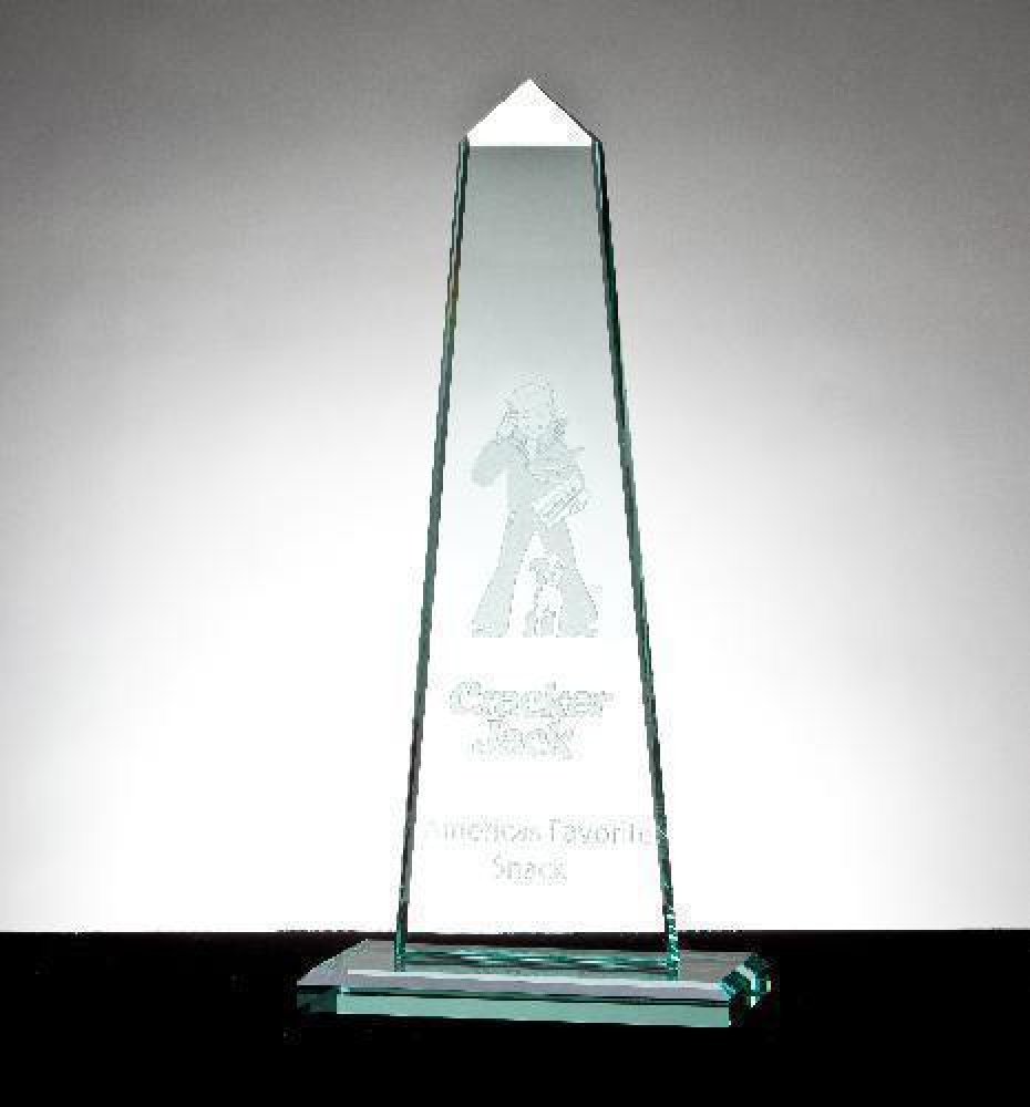 Obelisk — 3" wide x 8" high x 1/2" thick